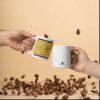 Taza blanca "Pioneer" brillante
