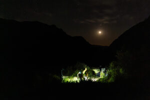 Trekking notturno Crissolo