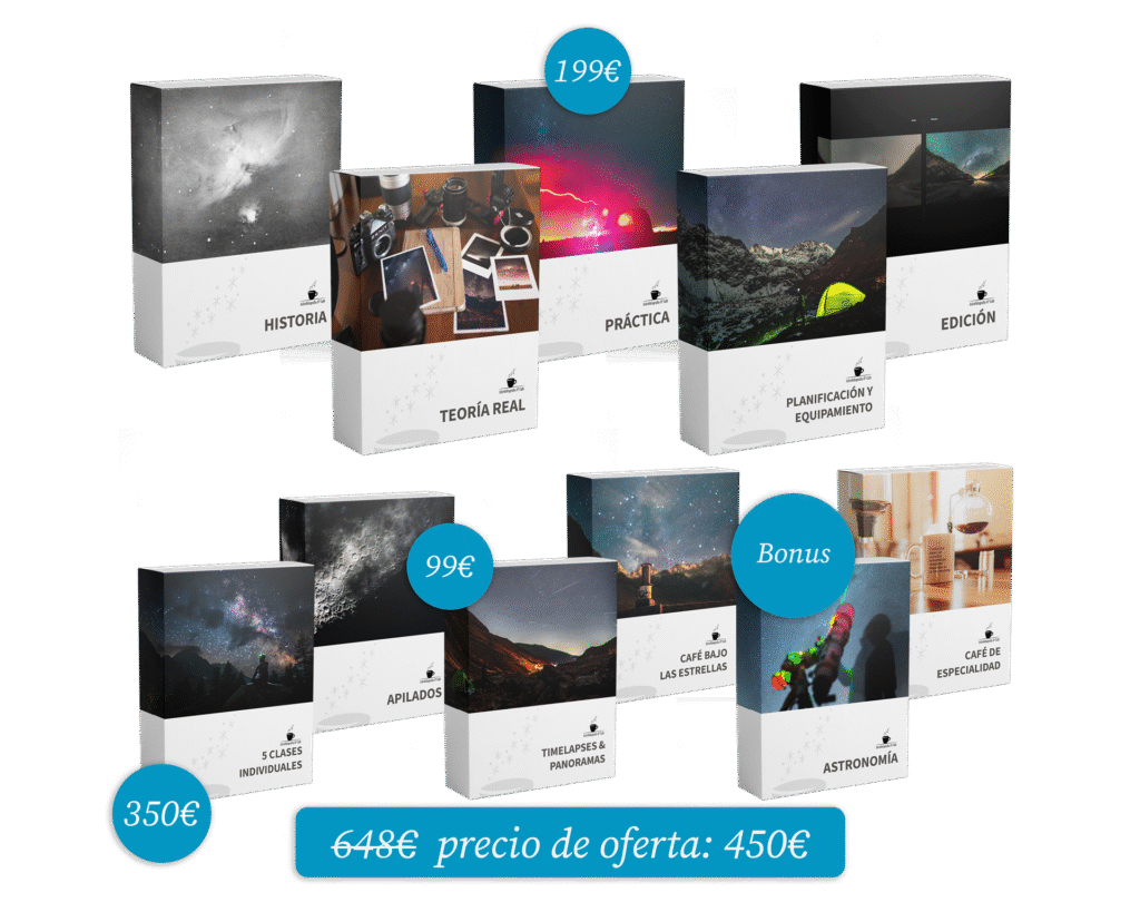 cursos astrofotografia y cafe